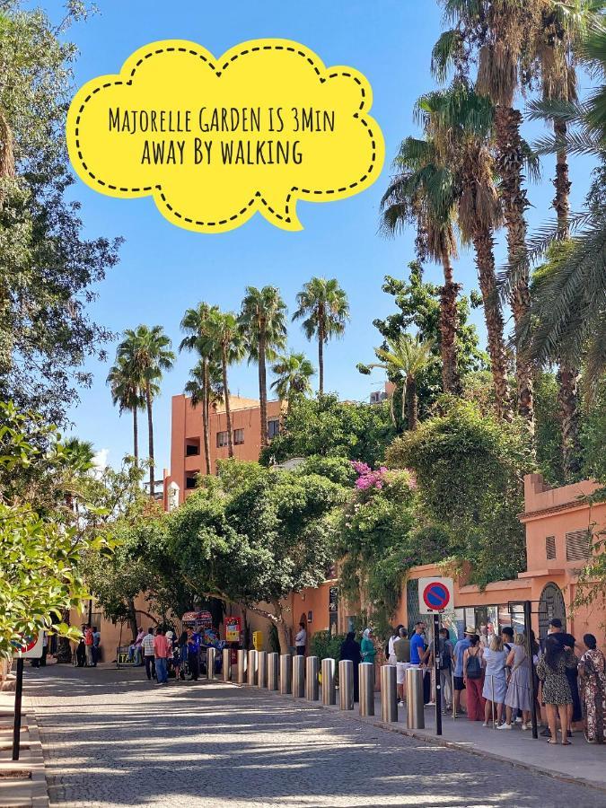 Dreamy Apartment , Exceptional View Of Majorelle Marrakesh Bagian luar foto